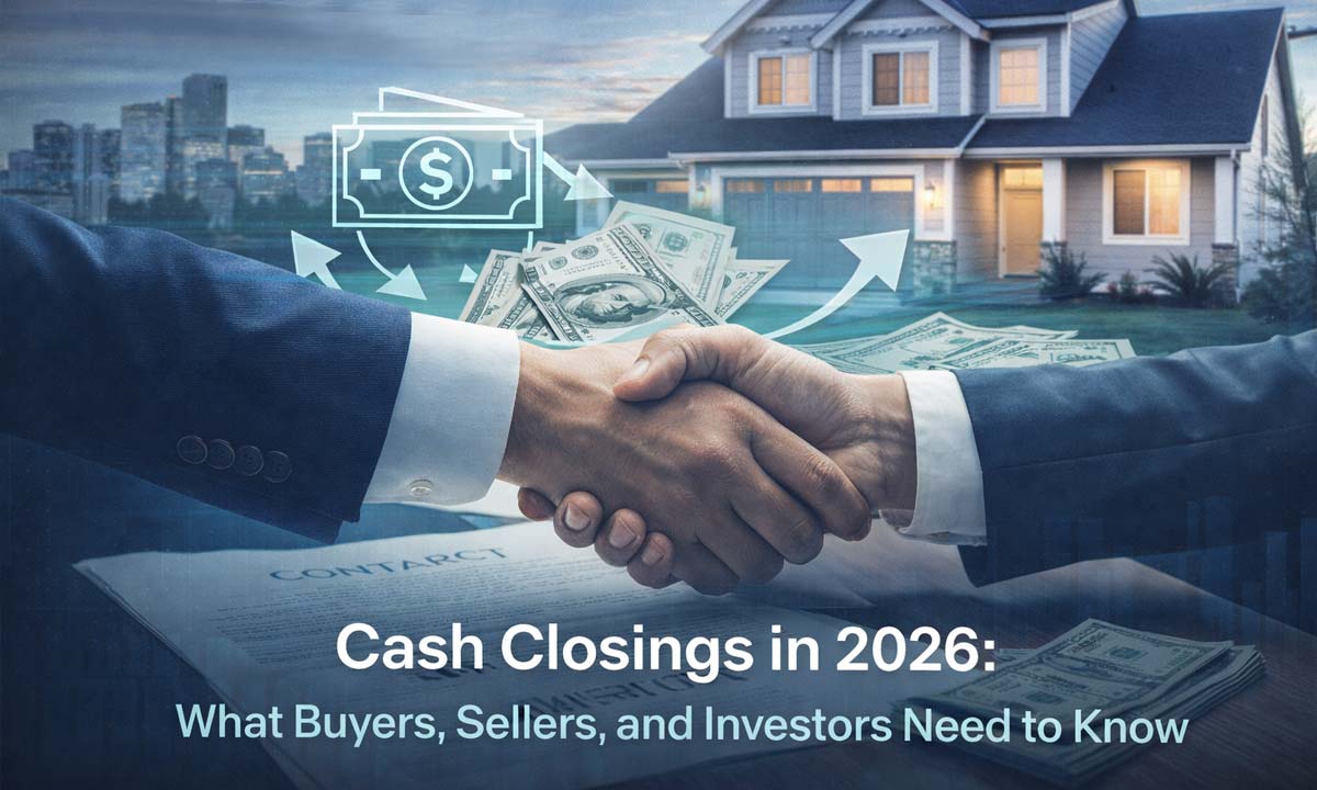 Cash Closings in 2026: What Buyers, Sellers, and Investors Need to Know By Shirin Marvi